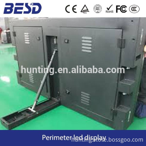 sports stadium perimeter outdoor p10 led advertising display sports arena led screen